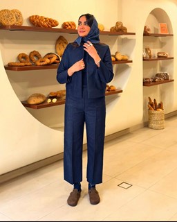 ست بامبر و شلوار جین